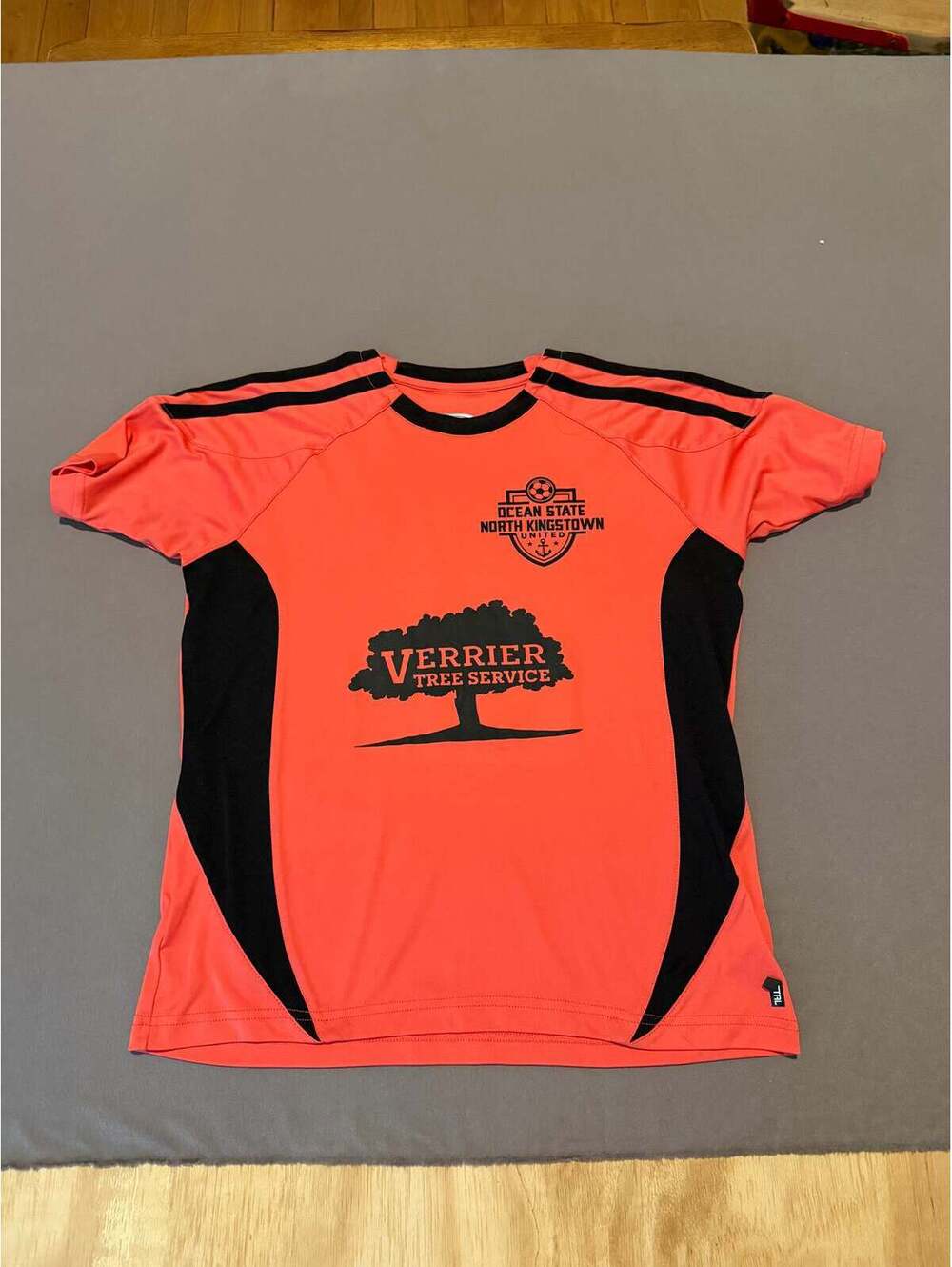 Ocean State North Kingstown #3 Verrier Tree Service Soccer Jersey Shirt